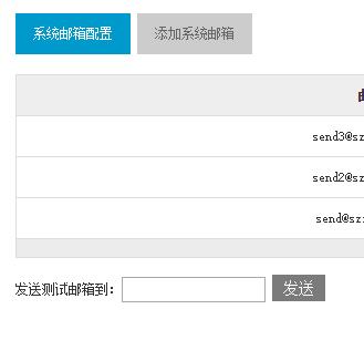 系統(tǒng)郵件配置